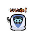 列車の顔スタンプ No.02（個別スタンプ：38）