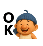 【秋冬】毎日使えるハゲたおっさんスタンプ（個別スタンプ：22）