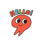 宇宙人の簡単あいさつ（個別スタンプ：1）