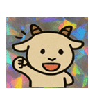 やぎきら突進モフ角伝説@SFW（個別スタンプ：5）