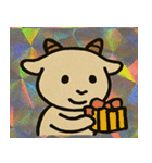 やぎきら突進モフ角伝説@SFW（個別スタンプ：13）