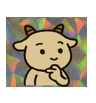 やぎきら突進モフ角伝説@SFW（個別スタンプ：15）