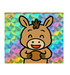 ろばきらテコでも動かん団@SFW（個別スタンプ：4）