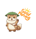 イタチ丸（個別スタンプ：1）