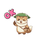 イタチ丸（個別スタンプ：6）