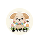 まるまるのわんこちゃん（個別スタンプ：1）