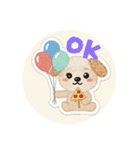 まるまるのわんこちゃん（個別スタンプ：3）