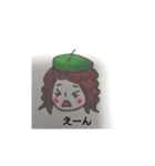 ベレー帽似合うでしょ？（個別スタンプ：3）