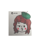 ベレー帽似合うでしょ？（個別スタンプ：4）