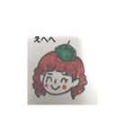 ベレー帽似合うでしょ、顔だけ（個別スタンプ：10）