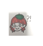 ベレー帽似合うでしょ、顔だけ（個別スタンプ：16）
