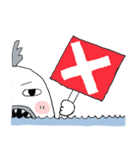 サメだッ！（個別スタンプ：10）