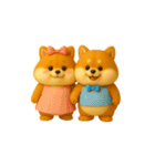 双子のぽっちゃり柴犬3（個別スタンプ：14）