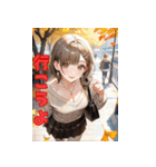 魅惑のお姉さんとデート（個別スタンプ：5）