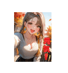 魅惑のお姉さんとデート（個別スタンプ：8）