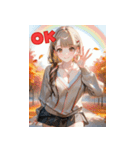 魅惑のお姉さんとデート（個別スタンプ：14）