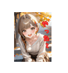 魅惑のお姉さんとデート（個別スタンプ：22）