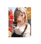 魅惑のお姉さんとデート（個別スタンプ：32）