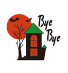 黒ねこと素敵なハロウィンメッセージ（個別スタンプ：8）
