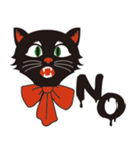 黒ねこと素敵なハロウィンメッセージ（個別スタンプ：12）