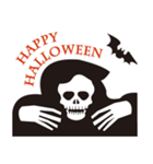 黒ねこと素敵なハロウィンメッセージ（個別スタンプ：16）
