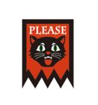 黒ねこと素敵なハロウィンメッセージ（個別スタンプ：18）