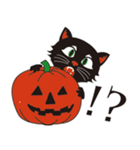 黒ねこと素敵なハロウィンメッセージ（個別スタンプ：28）