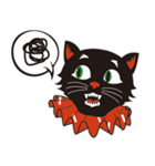 黒ねこと素敵なハロウィンメッセージ（個別スタンプ：30）