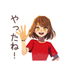 やさしい妻★ゲーマー夫婦の日常（個別スタンプ：24）