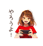 やさしい妻★ゲーマー夫婦の日常（個別スタンプ：38）
