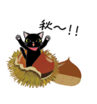 こくたん 秋とハロウィンのスタンプ（個別スタンプ：5）