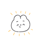眉うさちゃん◎2（個別スタンプ：7）