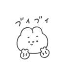 眉うさちゃん◎2（個別スタンプ：24）