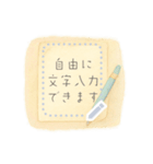 書き込める☆ノート・メモ・文具系フレーム（個別スタンプ：5）