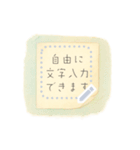 書き込める☆ノート・メモ・文具系フレーム（個別スタンプ：8）