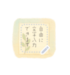 書き込める☆ノート・メモ・文具系フレーム（個別スタンプ：10）