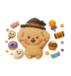 ふわもこ羊毛フェルト♡トイプードル（個別スタンプ：10）