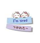 ❤️うごく！付箋の気遣いトーク[ 英＆和 ]（個別スタンプ：1）