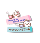 ❤️うごく！付箋の気遣いトーク[ 英＆和 ]（個別スタンプ：3）