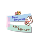❤️うごく！付箋の気遣いトーク[ 英＆和 ]（個別スタンプ：7）