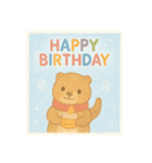 冬生まれの人へHAPPY  BIRTHDAY（個別スタンプ：5）