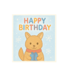 冬生まれの人へHAPPY  BIRTHDAY（個別スタンプ：7）
