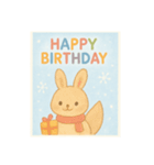 冬生まれの人へHAPPY  BIRTHDAY（個別スタンプ：8）