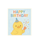 冬生まれの人へHAPPY  BIRTHDAY（個別スタンプ：9）