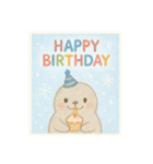 冬生まれの人へHAPPY  BIRTHDAY（個別スタンプ：13）