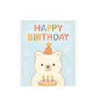 冬生まれの人へHAPPY  BIRTHDAY（個別スタンプ：16）