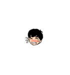 ハルちゃんの顔スタンプ（個別スタンプ：14）