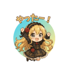 ゴシック少女の日常スタンプ（個別スタンプ：6）