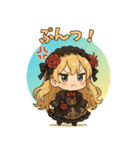 ゴシック少女の日常スタンプ（個別スタンプ：9）