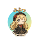 ゴシック少女の日常スタンプ（個別スタンプ：14）
